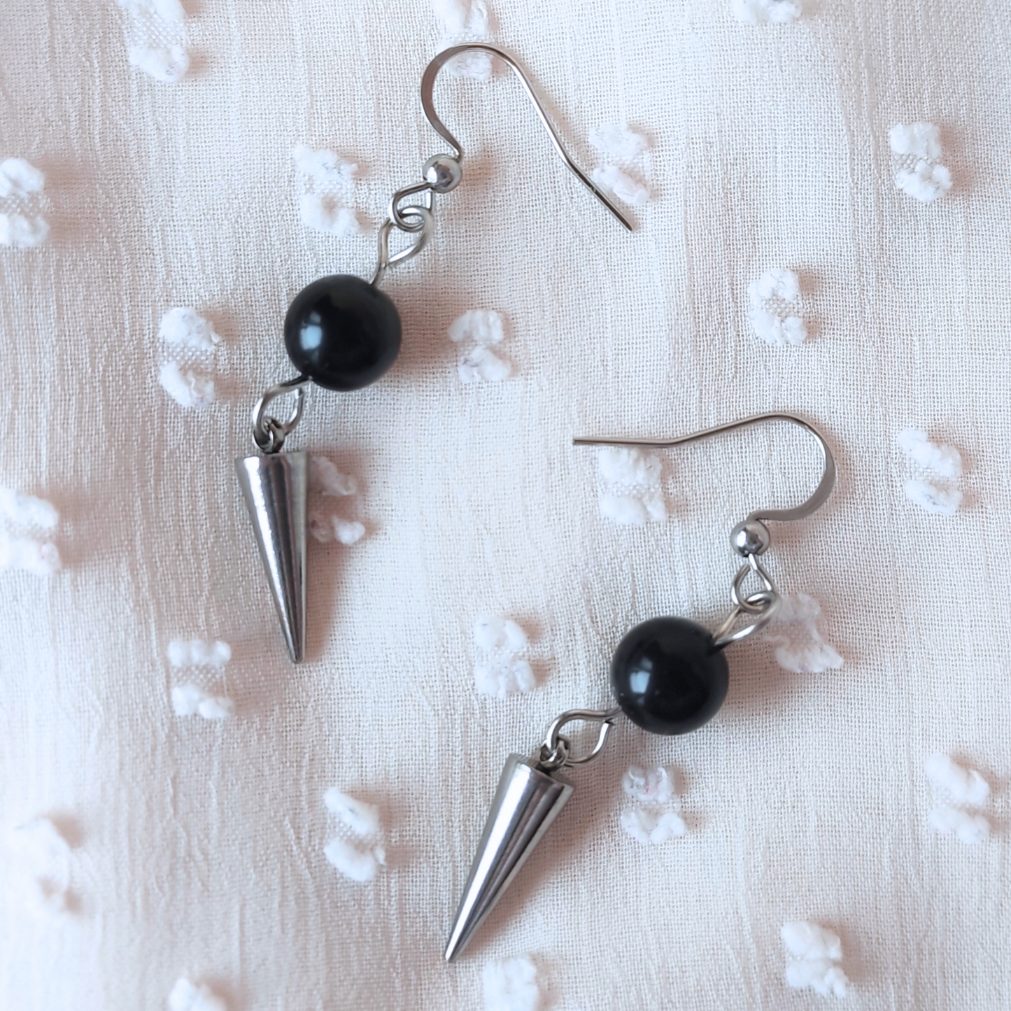 Parure Argenté Black thorn