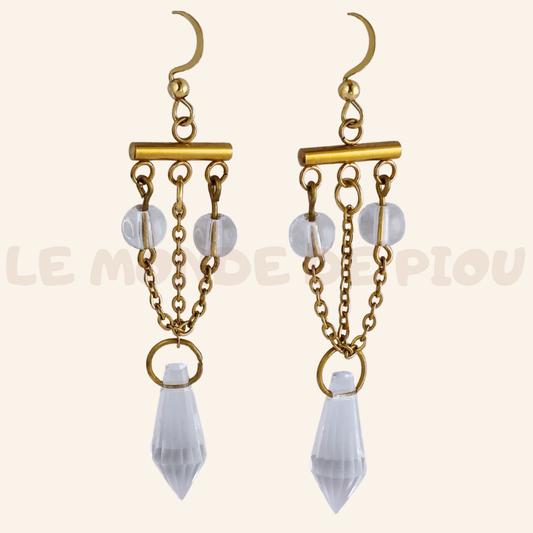 Parure Doré Star heart