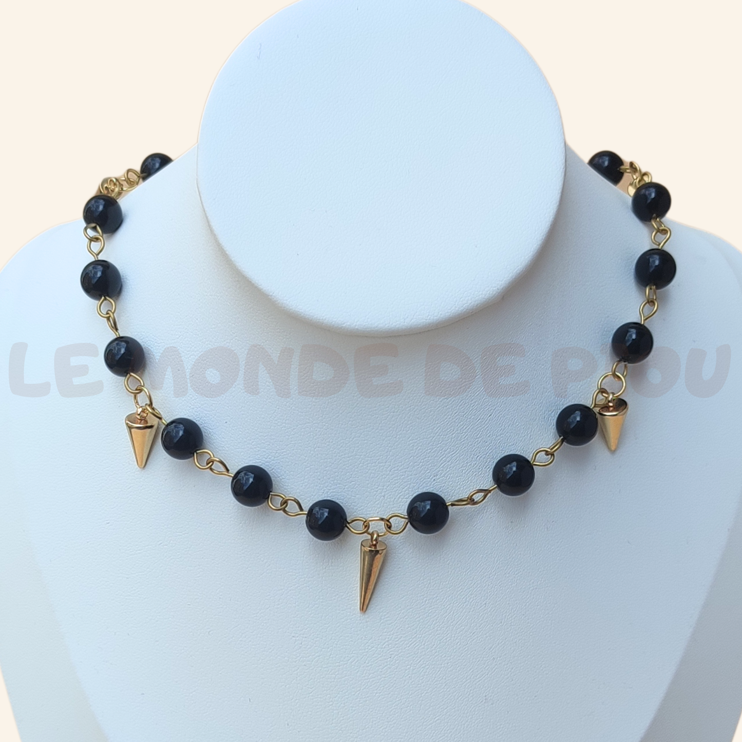 Parure Doré Black thorn