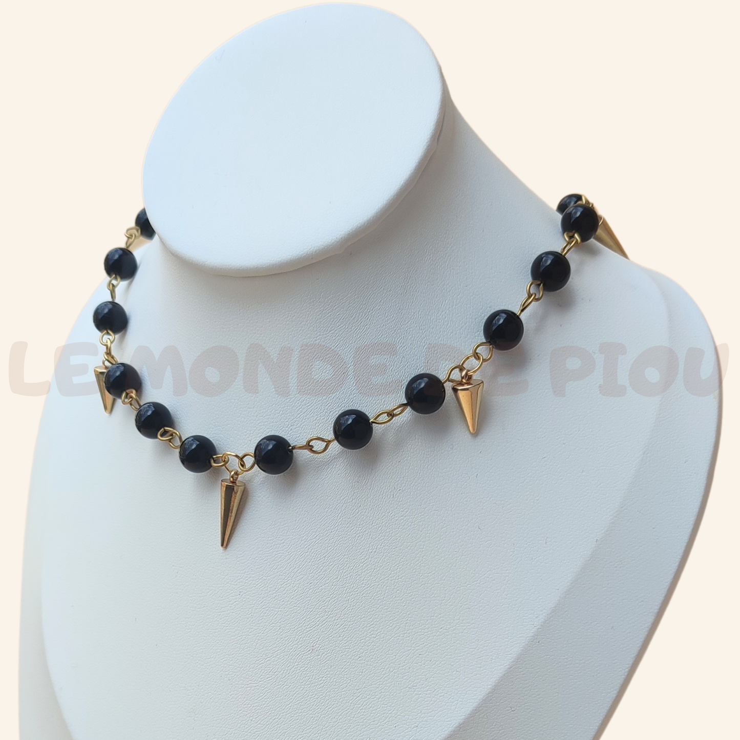 Parure Doré Black thorn