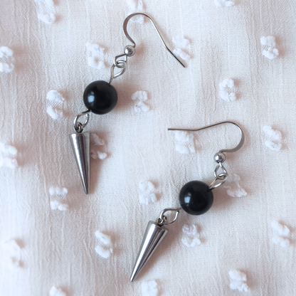 Parure Argenté Black thorn